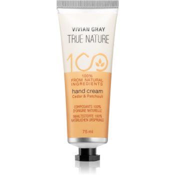 Vivian Gray True Nature Cedar & Patchouli crema de maini hidratanta