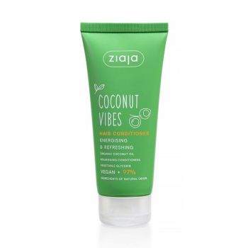 Balsam pentru Par - Ziaja Coconut Vibes Hair Conditioner Energising & Refreshing, 100 ml