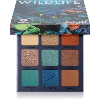 Barry M Wildlife Ocean paletă cu farduri de ochi