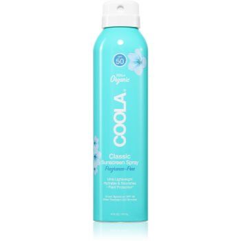 Coola Fragrance Free spray solar SPF 50