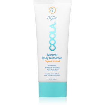 Coola Tropical Coconut cremă pentru plaja SPF 30