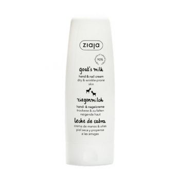 Crema pentru Maini si Unghii cu Lapte de Capra - Ziaja Goat`s Milk Hand & Nail Cream, 80 m