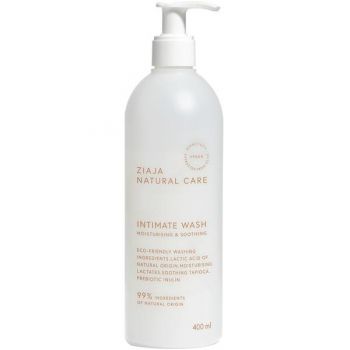 Gel pentru Igiena Intima - Ziaja Natural Care Intimate Wash Moisturising & Soothing, 400 ml