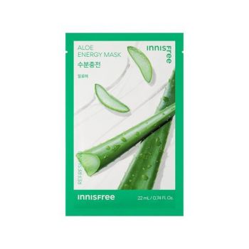 Masca servetel Innisfree cu Aloe Vera pentru toate tipurile de ten, 22 ml