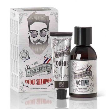 Sampon Nuantator Gri pentru Par, Barba si Mustata - 9G - Beardburys