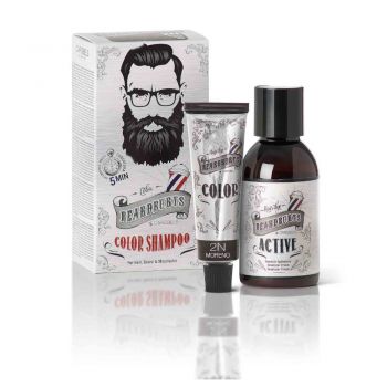 Sampon Nuantator Negru pentru Par, Barba si Mustata - 2N - Beardburys