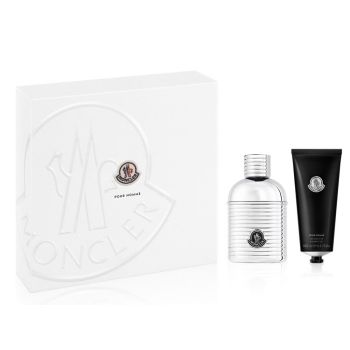 Set cadou Moncler Pour Homme, Apa de Parfum, 60 ml + Gel de dus, 100 ml