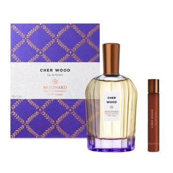 Set Molinard Cher Wood, Unisex, Apa de Parfum, 90 ml + 7,5 ml