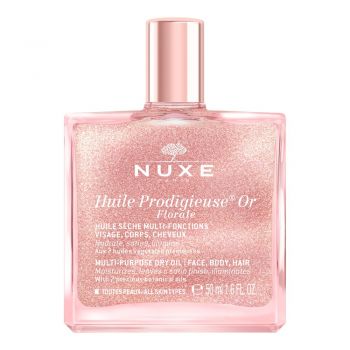 Ulei multifunctional cu particule stralucitoare Or Florale Huile Prodigieuse Nuxe, 50 ml