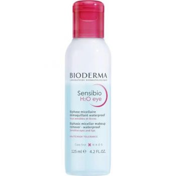 Apa micelara bifazica Bioderma Sensibio H2O Eye, 125 ml