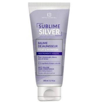 Balsam anti-ingalbenire pentru par grizonat, alb, uscat sau tern - Sublime Silver Baume Dejaunisseur, ICB, 200 ml