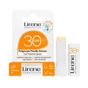 Balsam de buze stick, Spf30 Lirene, 4.6 g ieftin