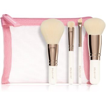 BrushArt Basic On-the-go Glam mini make-up brush set set de călătorie cu pensule (mini)