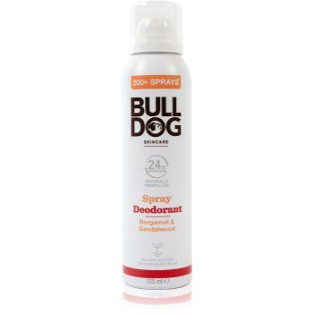 Bulldog Bergamot &Sandalwood Spray Deodorant Deodorant Spray fara continut de aluminiu