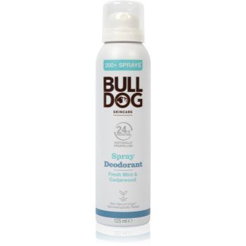 Bulldog Fresh Mint&Cedarwood Spray Deodorant Deodorant Spray fara continut de aluminiu de firma original