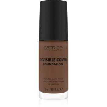 Catrice Invisible Cover Foundation makeup lichid cu efect matifiant ieftin