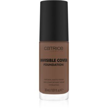 Catrice Invisible Cover Foundation makeup lichid cu efect matifiant ieftin