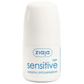 Deodorant Antiperspirant Roll-On - Ziaja Sensitive, 60 ml de firma original