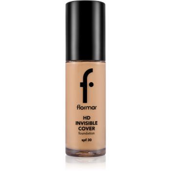 flormar HD Invisible Cover Foundation Machiaj usor cu efect de luminozitate SPF 30 ieftin