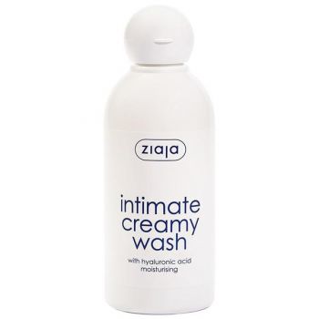 Gel Cremos pentru Igiena Intima cu Acid  Hialuronic/ Hranire - Ziaja Intimate Creamy Wash, 200 ml