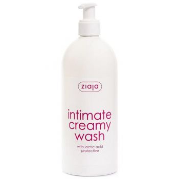 Gel Cremos pentru Igiena Intima cu Acid Lactic/ Protectie - Ziaja Intimate Creamy Wash, 500 ml