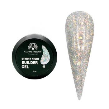 Gel pentru modelarea unghiilor 15 g, Starry Night Builder Gel, 05