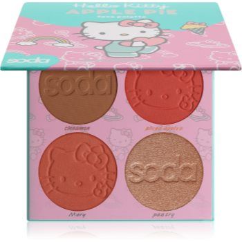 Hello Kitty Apple Pie Face Palette paletă de farduri pentru obraji