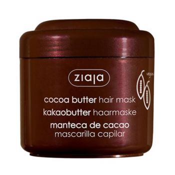 Masca de Par cu Unt de Cacao pentru Par Uscat - Ziaja Cocoa Butter Smoothing Hair Mask, 200 ml