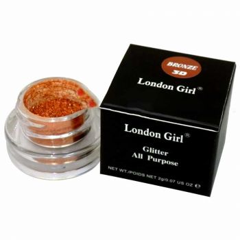 Pigment Machiaj London Girl All Purpose Glitter, 3D Bronze, 2g