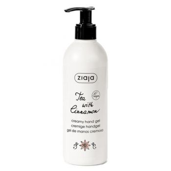 Sapun Lichid Crema Ceai & Scortisoara - Ziaja Creamy Hand Gel Tea With Cinnamon, 270 ml