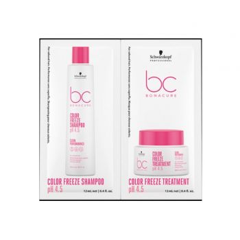 Set Duo Sampon si Balsam Schwarzkopf Professional Bonacure Clean Performance Color Freeze 2x12ml