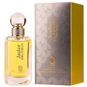 Apa de Parfum pentru Barbati - Nylaa EDP Amber Delicieux, 100 ml ieftina