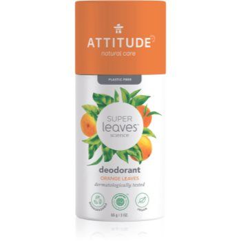 Attitude Super Leaves Orange Leaves deodorant fără conținut săruri de aluminiu