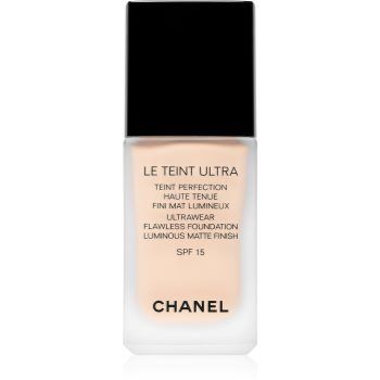 Chanel Le Teint Ultra machiaj matifiant de lungă durată SPF 15