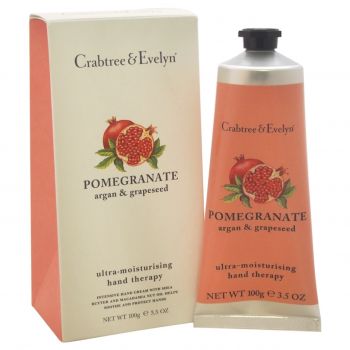 Crema de maini ultra-hidratanta Crabtree & Evelyn, Pomegranate, Argan & Grapeseed (Gramaj: 100 ml)