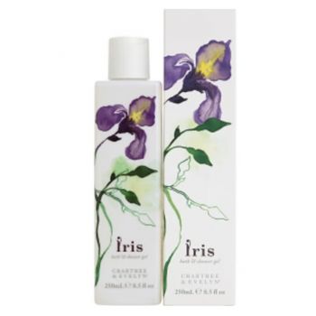 Gel de dus purifiant Crabtree & Evelyn Iris, pentru toate tipurile de piele, 250 ml