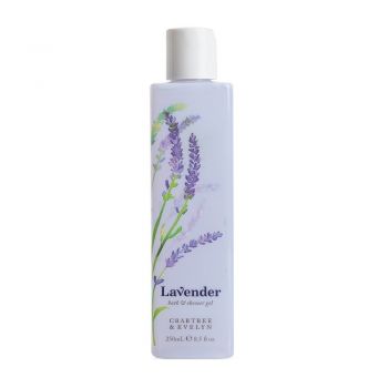 Gel de dus relaxant pentru toate tipurile de piele Crabtree & Evelyn, Lavander, 250 g