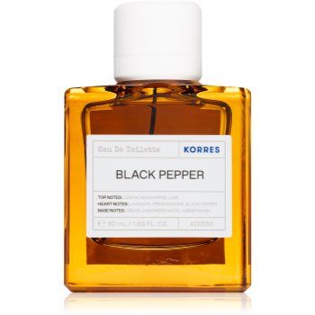 Korres Black Pepper Eau de Toilette pentru bărbați