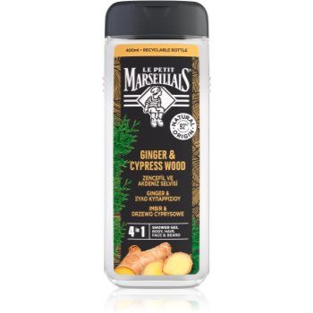 Le Petit Marseillais Ginger & Cypress Wood gel de duș 4 in 1