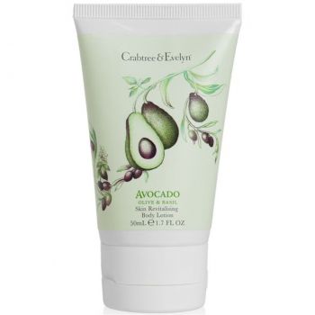 Lotiune de corp Crabtree & Evelyn, Avocado Olive & Basil, Revitalising (Gramaj: 50 ml)