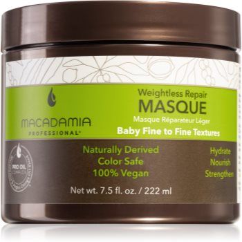 Macadamia Natural Oil Weightless Repair masca regeneratoare pentru toate tipurile de păr