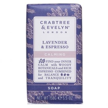 Sapun calmant Crabtree & Evelyn, Lavender & Espresso, 158 g