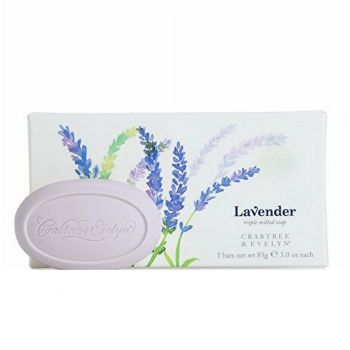 Sapun hidratant Crabtree & Evelyn, Lavander (Gramaj: 3 x 85 g)