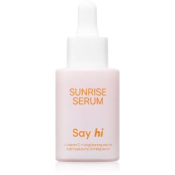 Say Hi Sunrise ser cu efect iluminator pentru fermitatea pielii