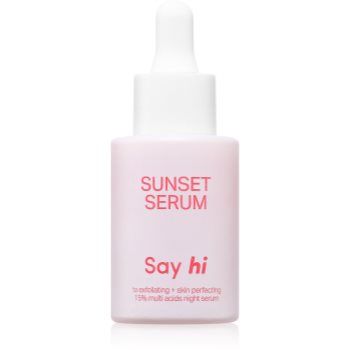 Say Hi Sunset Ser exfoliant AHA cu efect revitalizant