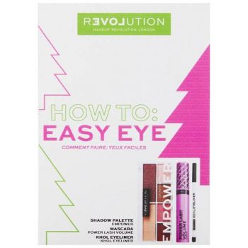 Set pentru Machiaj - Makeup Revolution ReLove How To: Easy Eye, 1 set