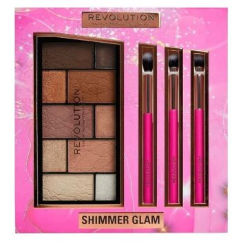 Set pentru Machiaj - Makeup Revolution Shimmer Glam Eye, 1 set