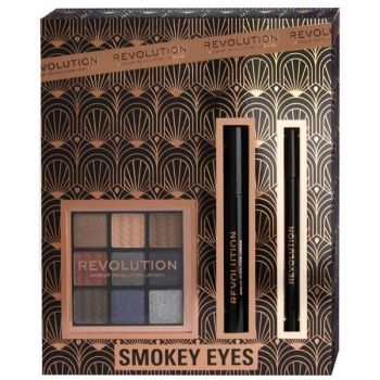 Set pentru Machiajul Ochilor - Makeup Revolution Smokey Eye Makeup Gift Set, 1 set