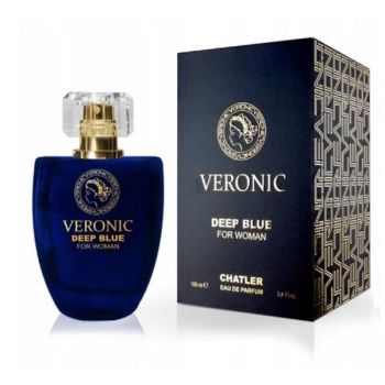 Apa de Parfum pentru Femei - Chatler EDP Veronic Deep Blue Woman, 100 ml