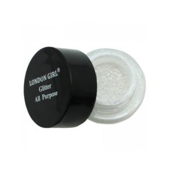 Pigment Machiaj London Girl All Purpose Glitter, 3D Silver, 2g